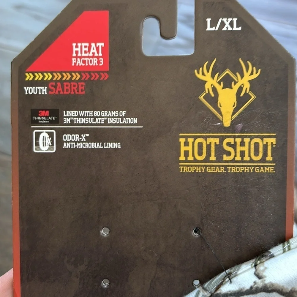 Realtree Hot Shot Heat Factor 3, 3M thinsulate Odor-X,earflap fur lined,trapper